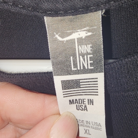 Mens short sleeve Nine Line t-shirt - Picture 4 of 6